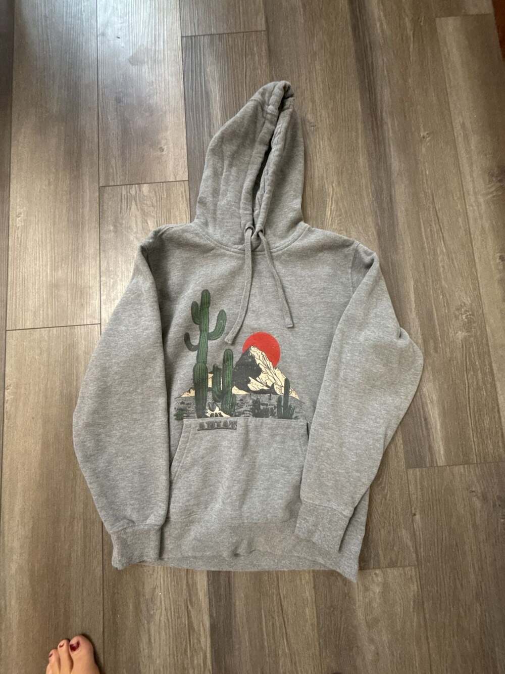 Ariat Women's San Pedro Heather Grey Hoodie Size S